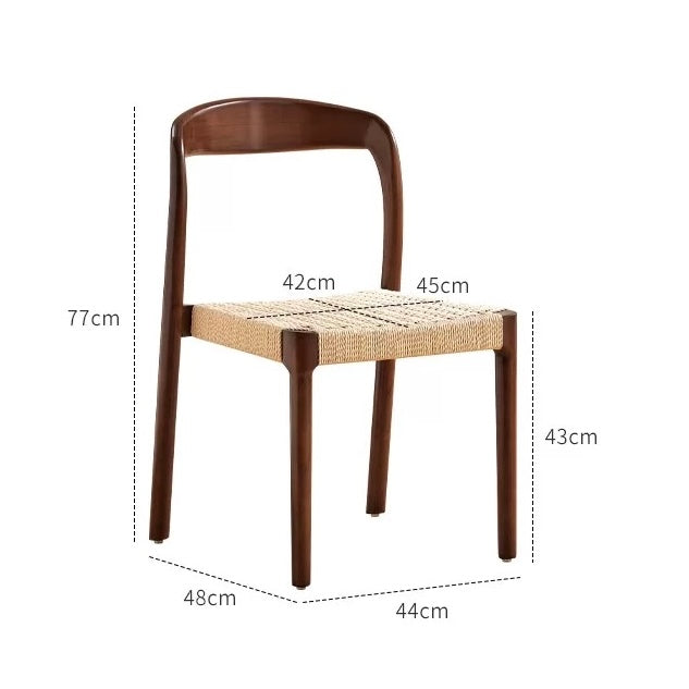 Nordic Style Solid Ash Wood Lounge Chair | Premium Curved Back Accent Chair for Hotel & Home