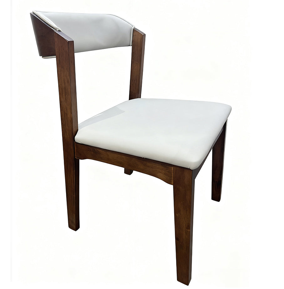 Solid Ash Wood Dining Chair | Ergonomic Seat Armchair