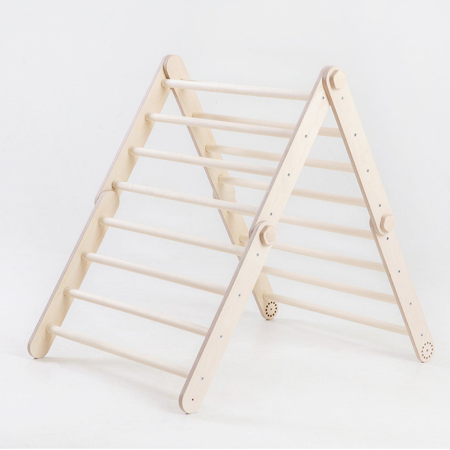 Indoor Climbing Wall Holds Play Gym Folding Wooden Toddler Climbing Toys for Kids