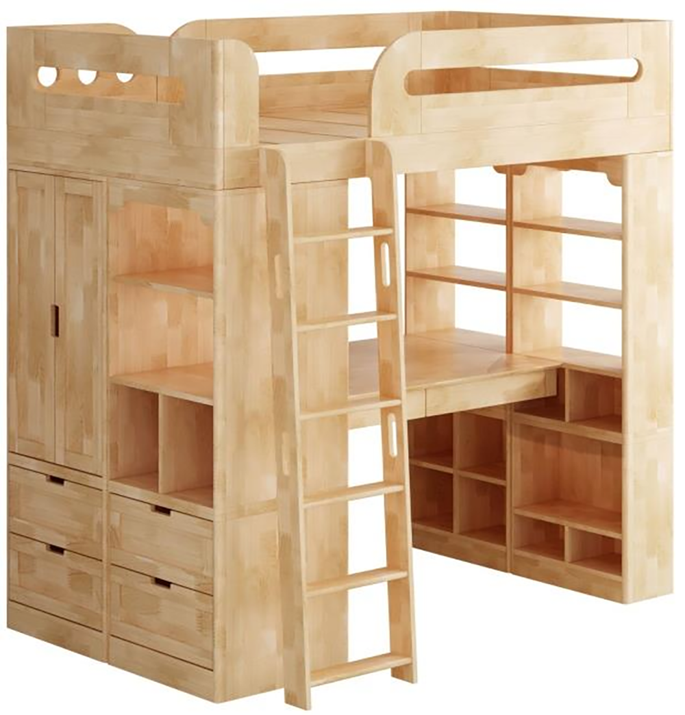 [Sleeping Treasure Castle] Solid wood room set | Wardrobe/Ladder