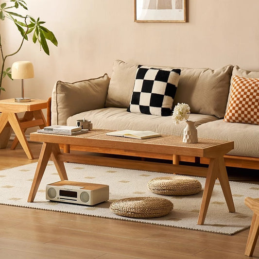 Ash Wood Chair | Iconic Natural Rattan V-Leg