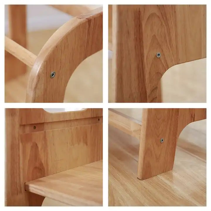 Wooden Furniture Kitchen Helper Learning Tower Kids Step Stool Toddler Child Wooden Learning Tower