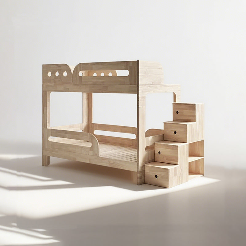 Children’s solid wood bunk bed