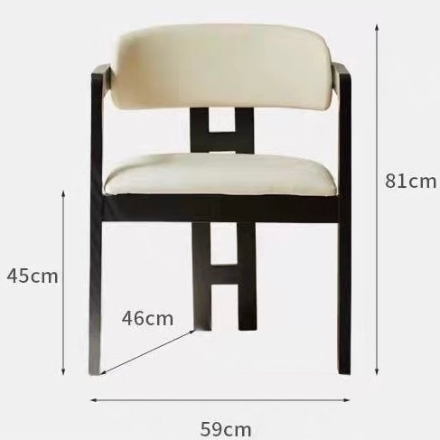 Modern Tripod Accent Chair in Solid Ash | Luxury Vanity & Dining Chair for Designer Interiors