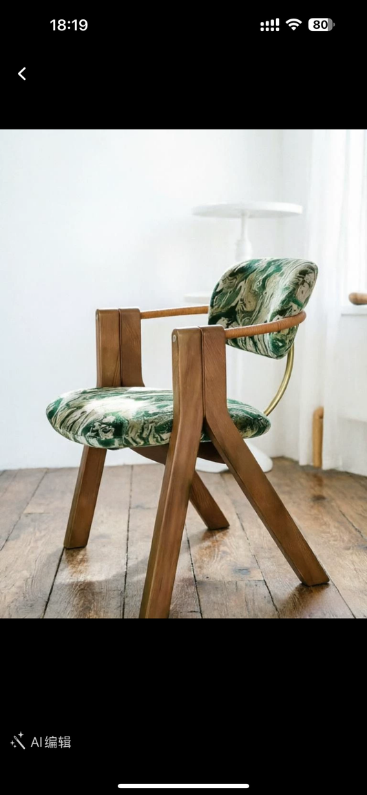 Wood Armchair | Minimalist Ash Wood Seating for Home & Office