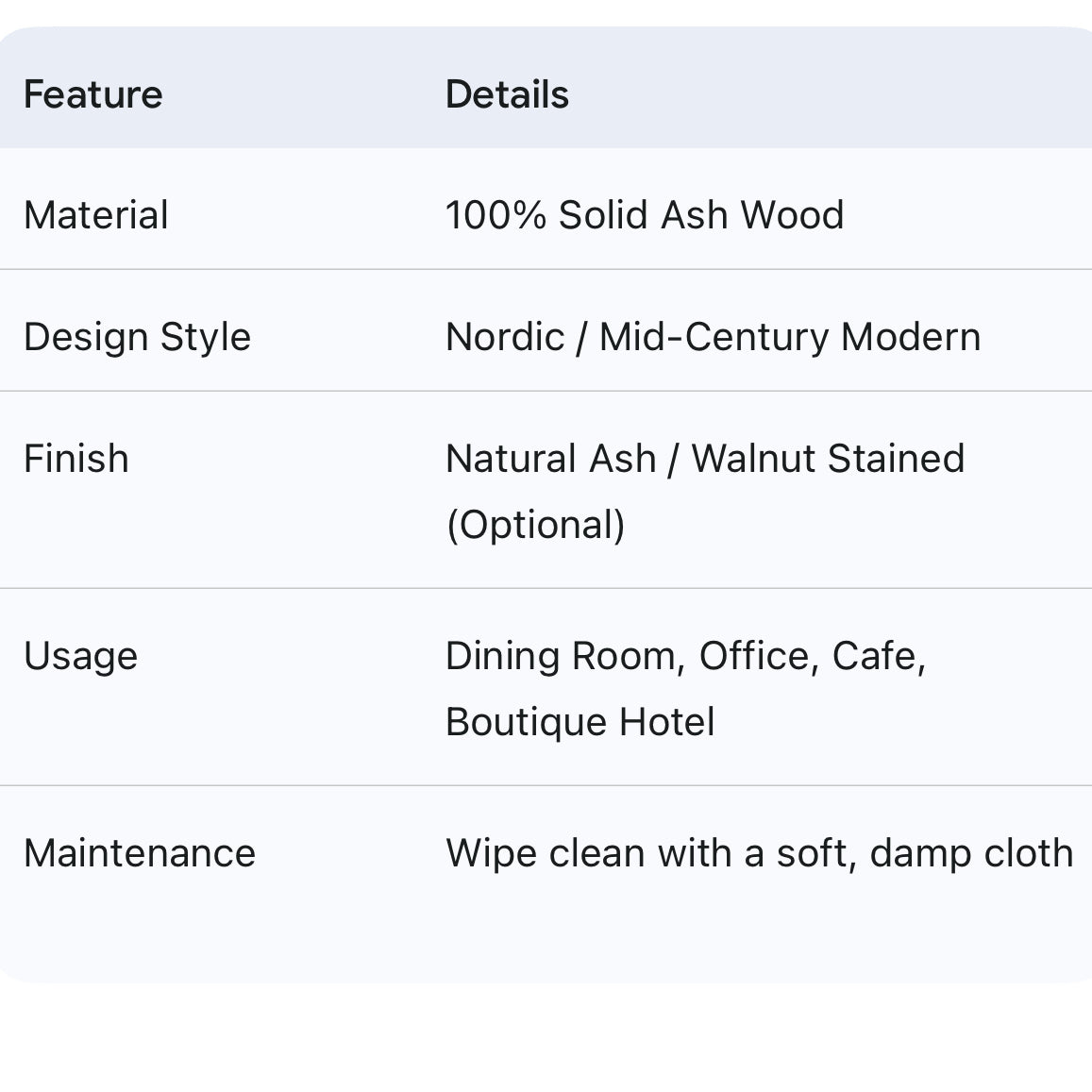 Wood Armchair | Minimalist Ash Wood Seating for Home & Office