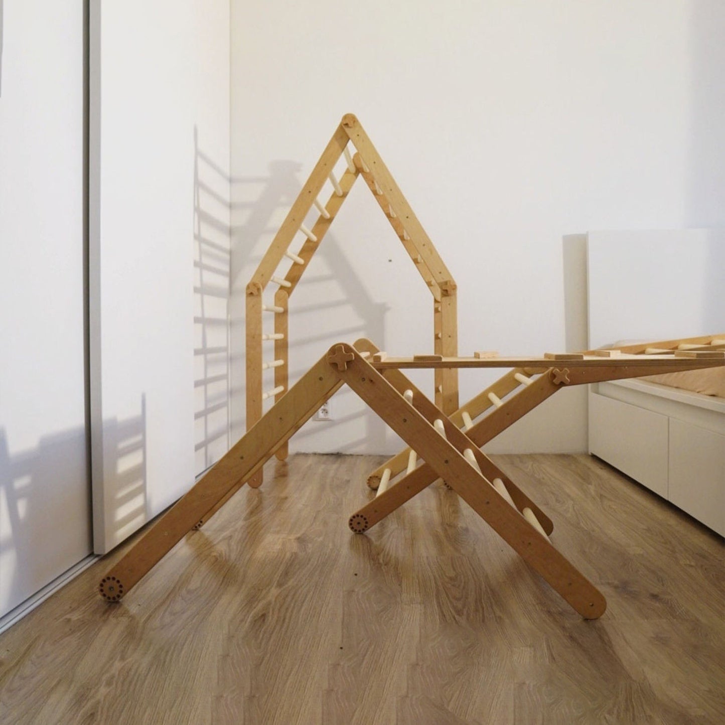 Montessori Climbing Triangle and Ramp Set