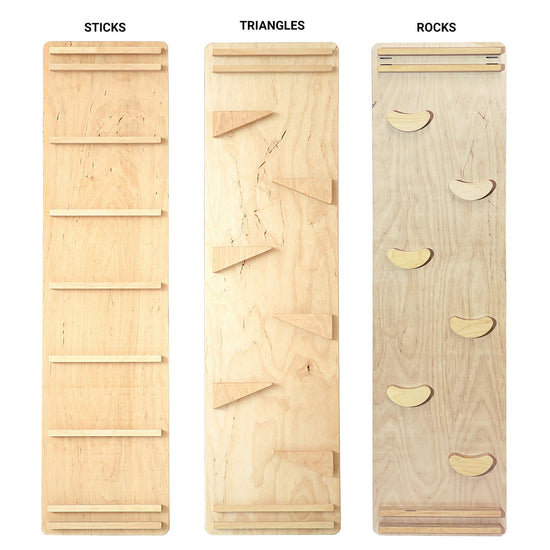 Pikler Triangle and Ramp Wooden Play Set