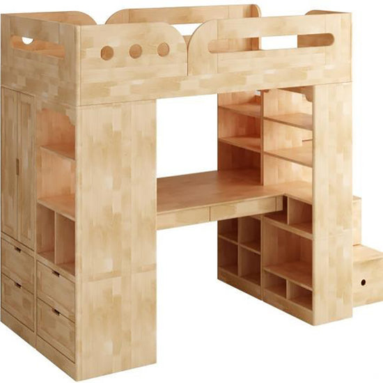 SleepingTreasureCastle_SolidwoodroomsetWardrobeladdercabinet-Right