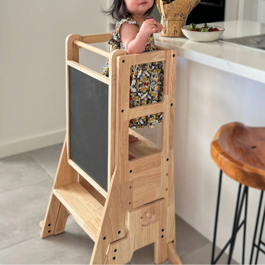 Wooden_Adjustable_Kids_Kitchen_Learning_Tower_-_Duck_s_step_Stool