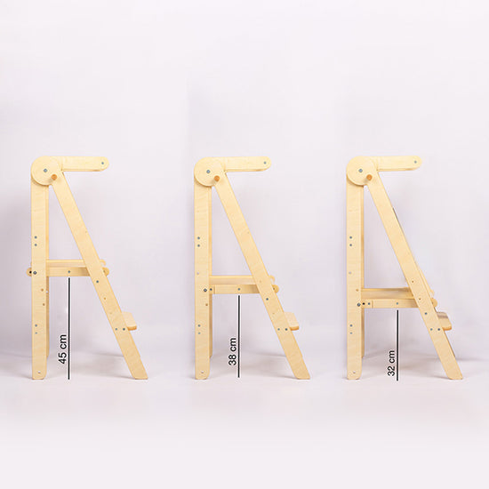 High Quality Learning Tower Foldable Wooden Kitchen Helper Tower