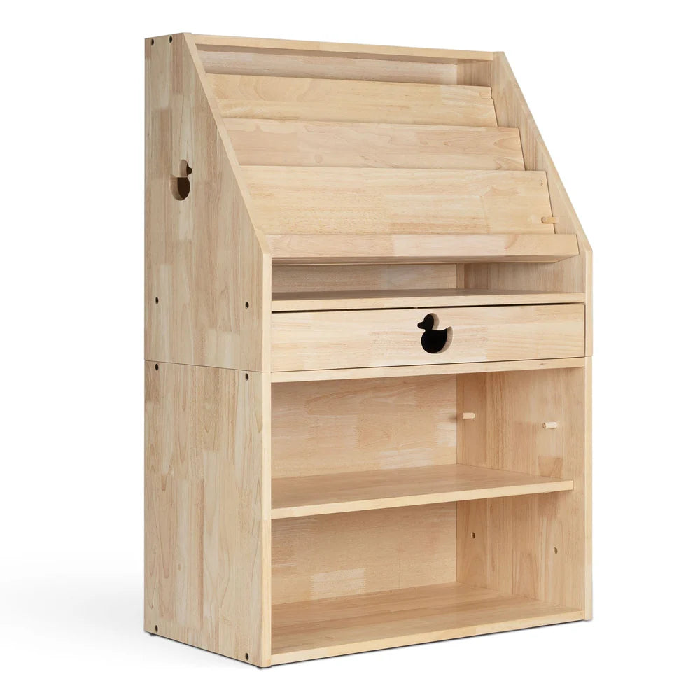 Solid Wood 2in1 Display Bookcase