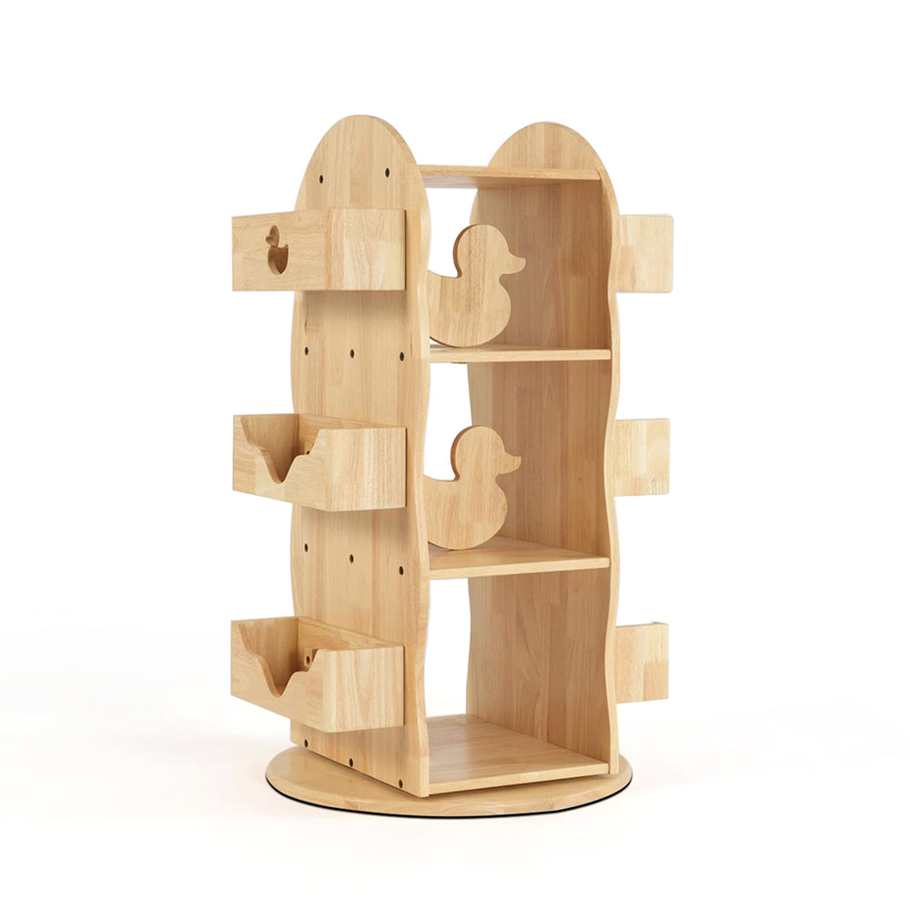 solid wood display shelving